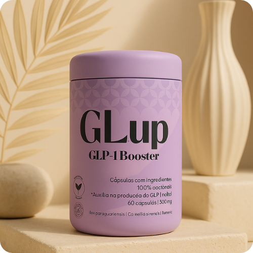 Pessoa usando GL.up pela manhã